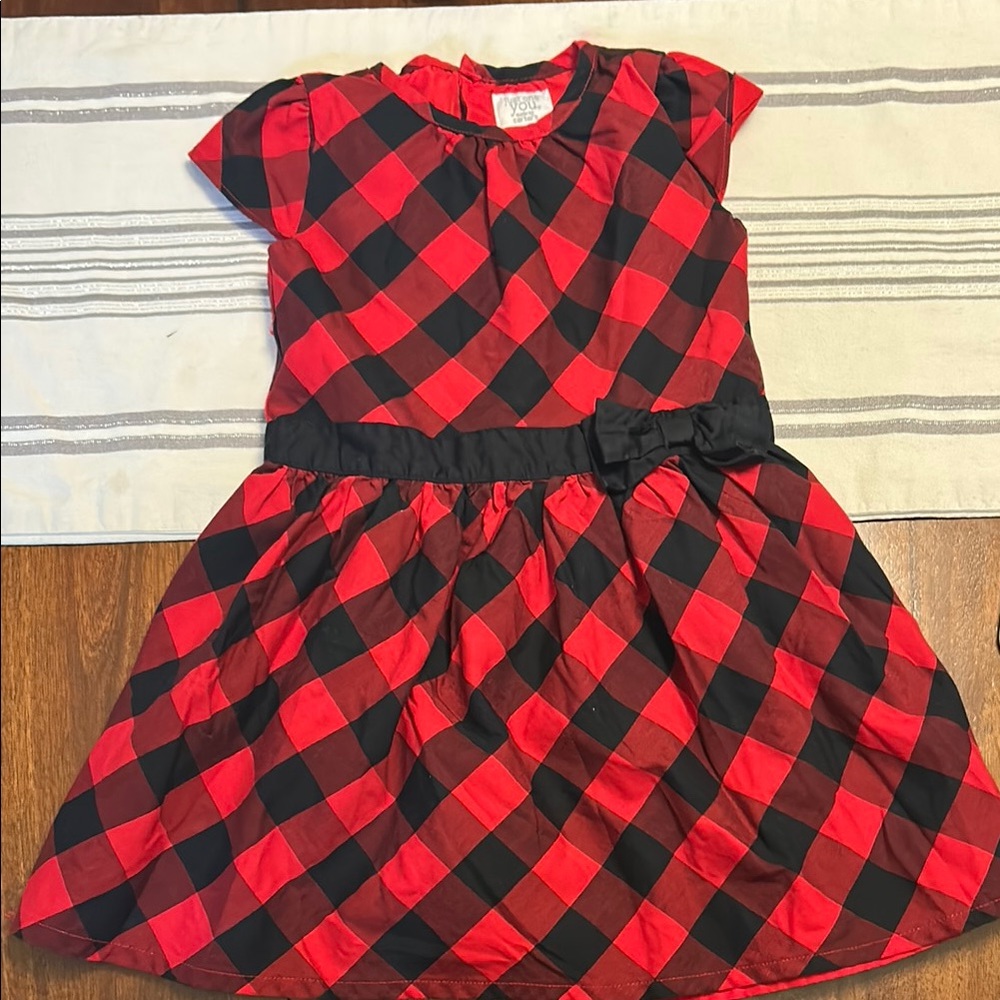 Carter’s Red and Black Buffalo Plaid Dress
